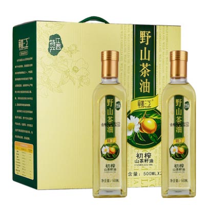 江西|赣江牌山茶油|500ml*2瓶礼盒装|1提