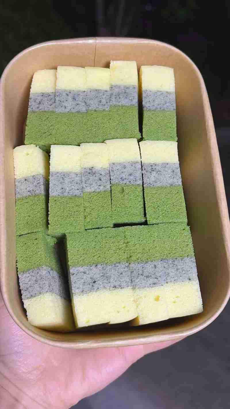 精选|抹茶三色糯米糕|冷藏4天内食用|1小盒|次日配送
