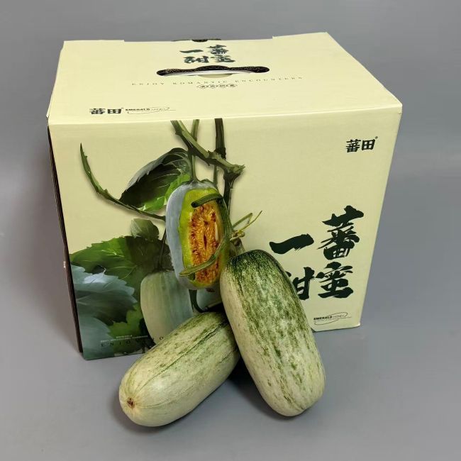 精选|蜜园18号蜜瓜（8头）|蜜园18号品种，毛重6.8斤左右|1箱|次日配送