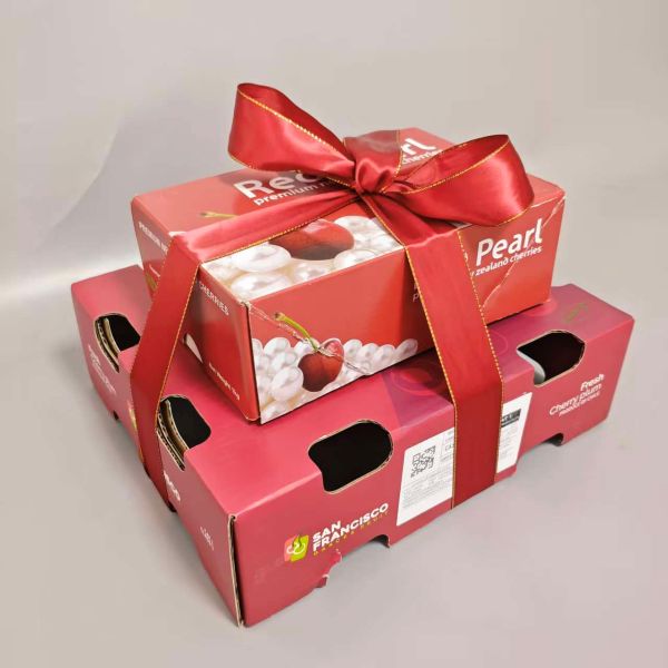 组合|（智利樱桃李五斤装1盒+新西兰空运黑车两斤装1盒）|1份|次日配送