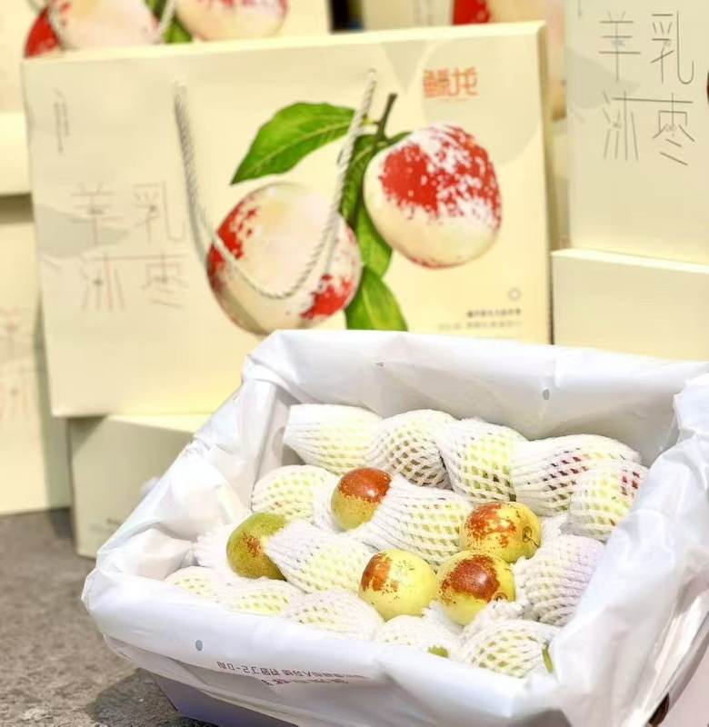 大荔|羊乳冬枣冬枣（4A）|净重1.8斤|1盒|次日配送